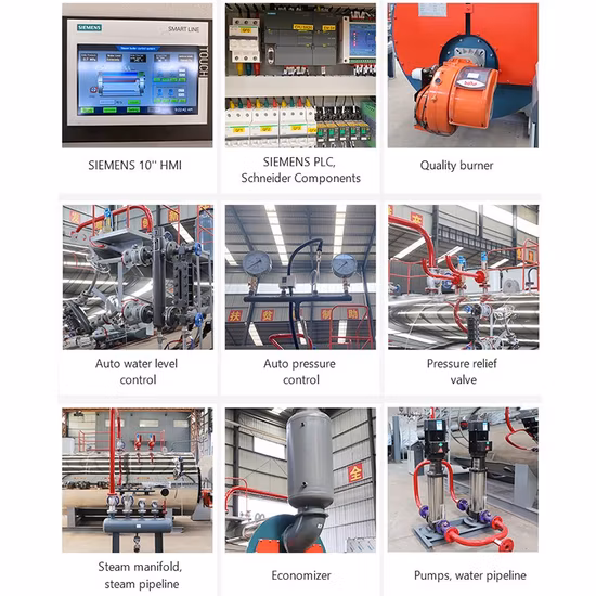 15 Ton/H Oil Gas Steam Boiler with Heat Exchanger for EPS Plant